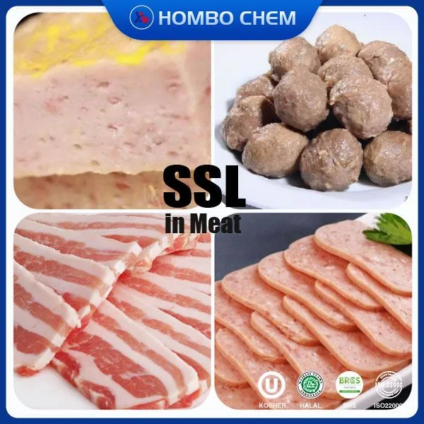 Natrium stearoyl lactylaat voedselemulgier SSL CAS 25383-99-7 in vleesverwerking